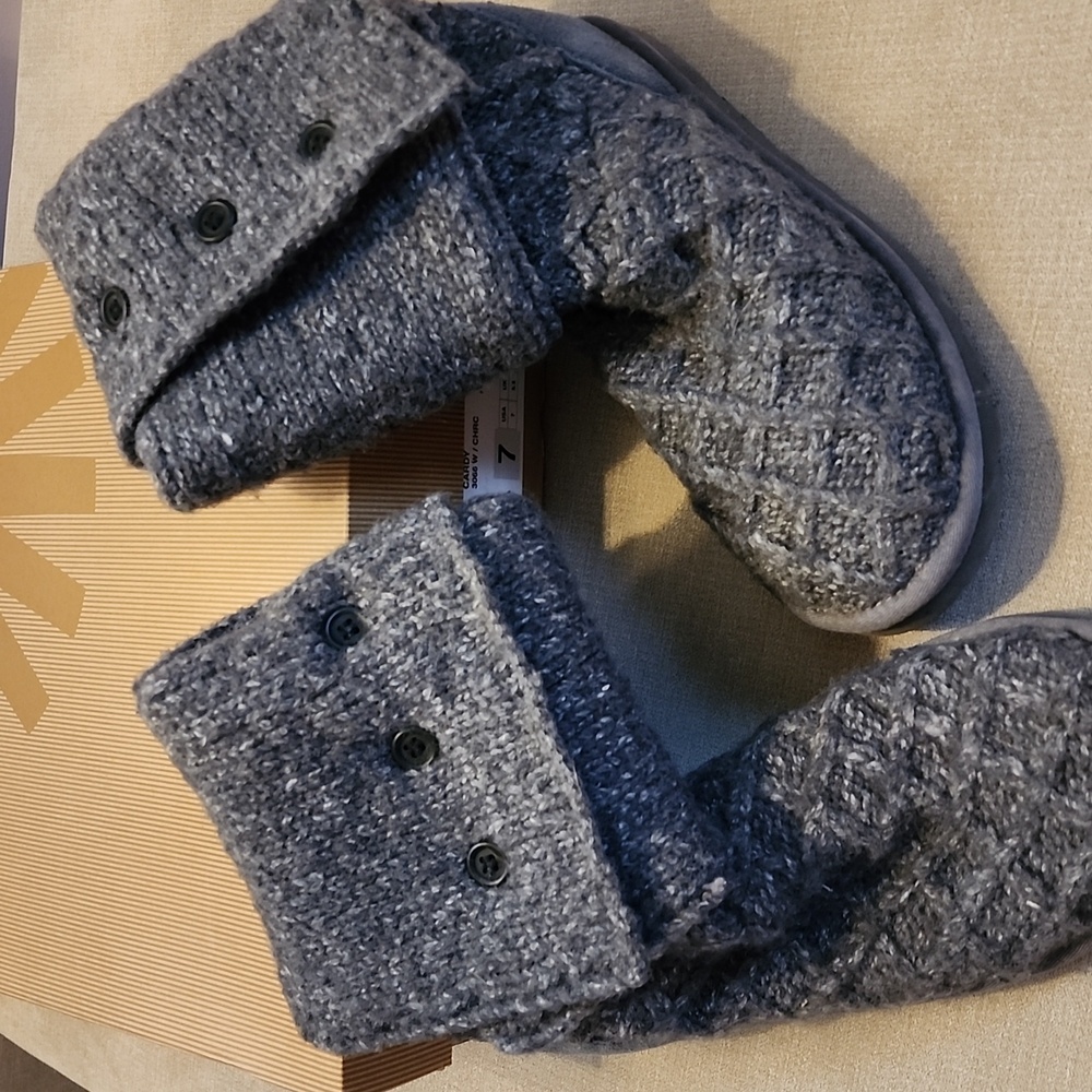 Vintage dark heathered grey Ugg Boots